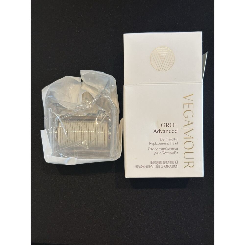VEGAMOUR GRO+ Dermaroller + 5 Sealed Replacement Heads & Scalp Massager - Picture 5 of 11
